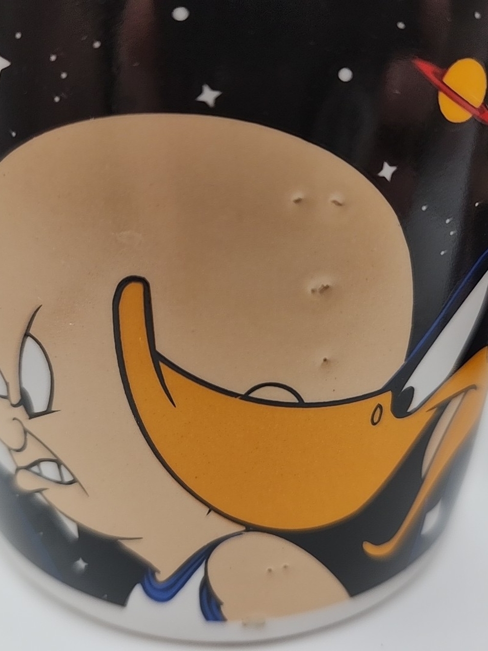 Space Looney Tunes Daffy & Baby Mug - 1996 Warner bros. - Picture 5 of 11